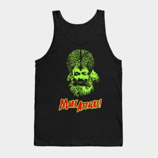 Marx Attacks Green Tank Top